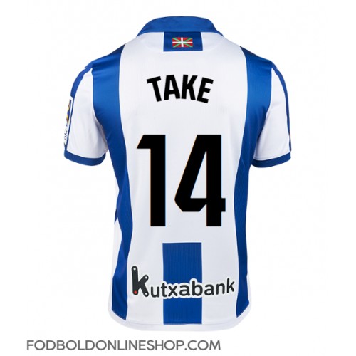 Real Sociedad Takefusa Kubo #14 Hjemmebanetrøje 2024-25 Kortærmet